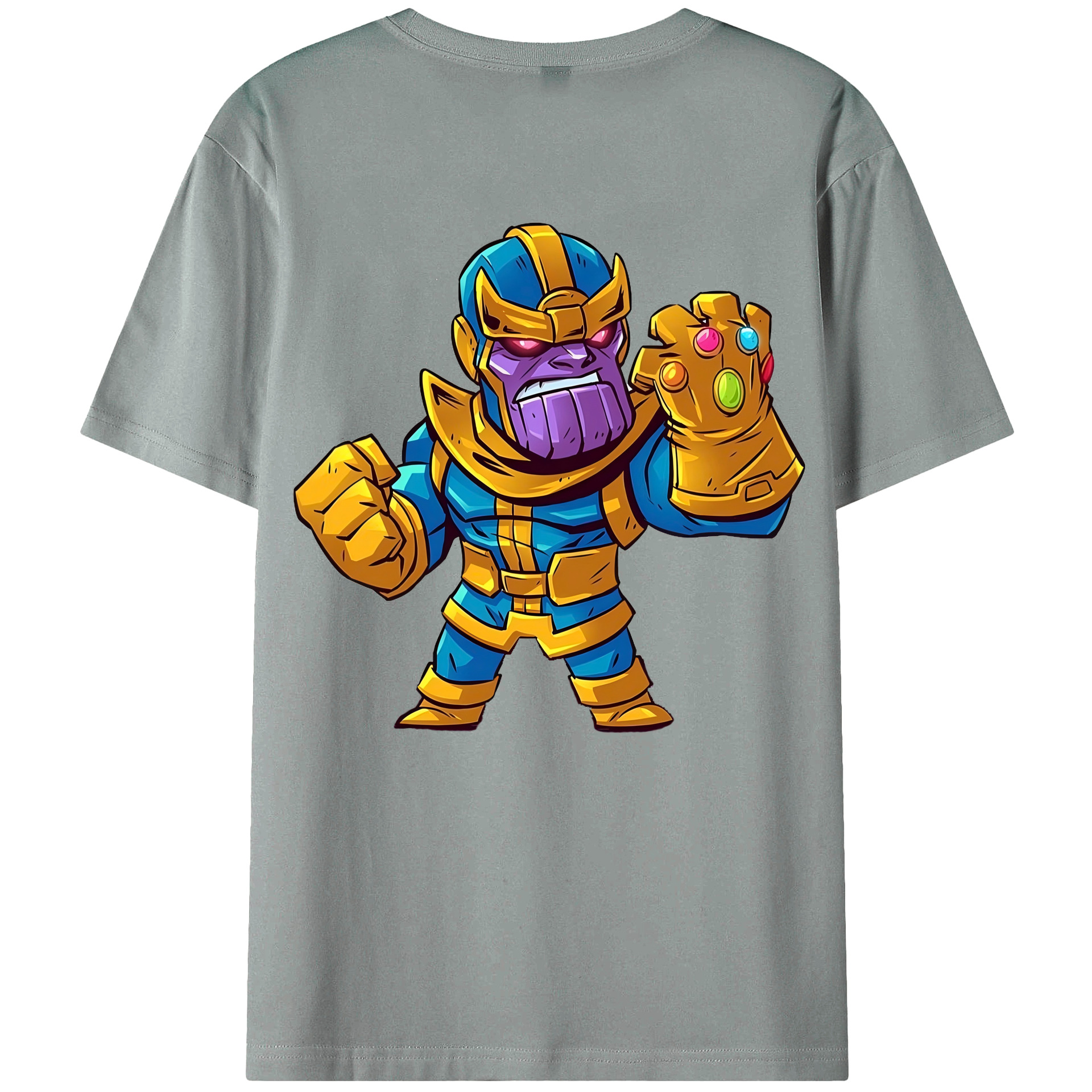 （画像用） アベンジャーズ The Avengers 綿100％ メンズ半袖Tシャツ（バックプリント） 通気性